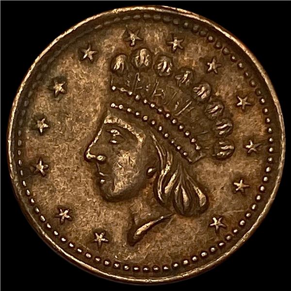 1864 Civil War Token "Union Forever" CLOSELY UNCIRCULATED