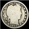 Image 1 : 1892-S Silver Barber Quarter NICELY CIRCULATED