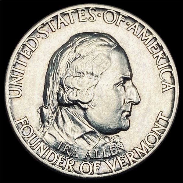 1927 Silver Vermont Half Dollar UNCIRCULATED