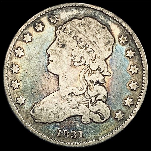 1831 Capped Bust Silver Quarter NICELY CIRCULATED