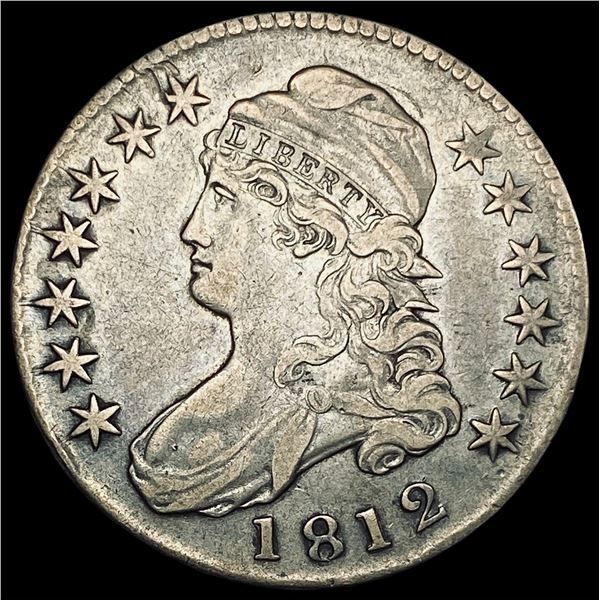 1812 Capped Bust Half Dollar NEARLY UNCIRCULATED