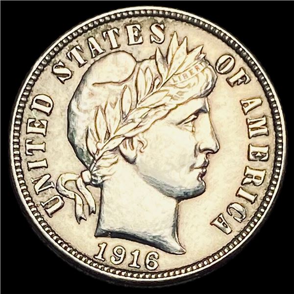 1916 Silver Barber Dime HIGH GRADE