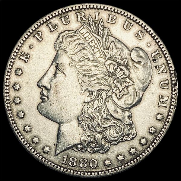 1880-O Micro O Morgan Silver Dollar CLOSELY UNCIRCULATED
