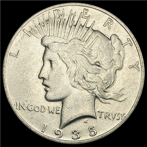 1935-S Silver Peace Dollar NEARLY UNCIRCULATED