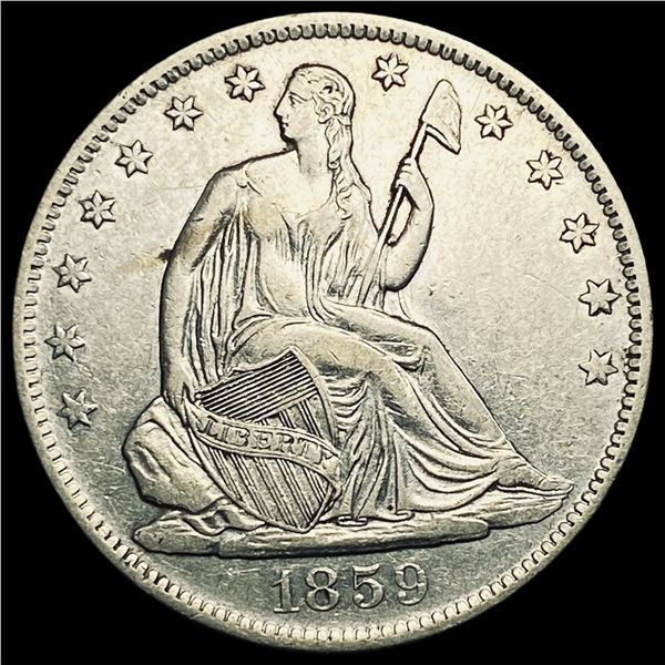 1859-O Seated Liberty Half Dollar CLOSELY UNCIRCULATED
