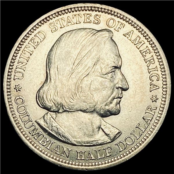 1893 Columbian Expo Half Dollar CHOICE AU