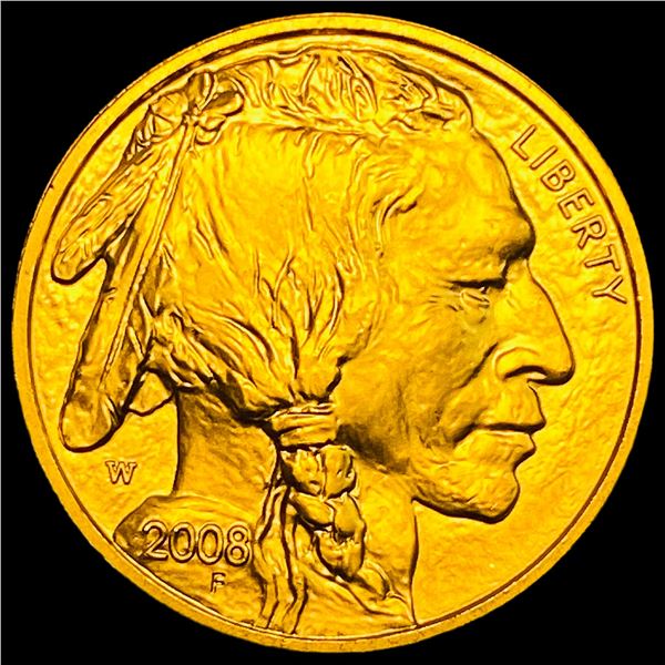 2008-W 1/2oz $25 Gold American Buffalo SUPERB GEM BU