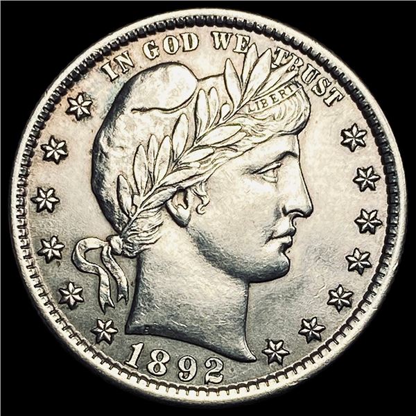 1892 Silver Barber Quarter UNCIRCULATED