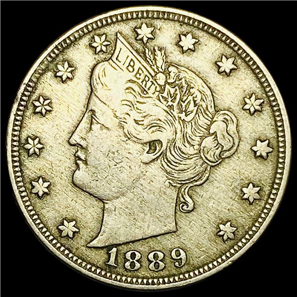 1889 Liberty Head Nickel NEARLY UNCIRCULATED