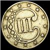 Image 2 : 1851 Silver Three-Cent Piece ABOUT UNCIRCULATED