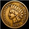 Image 1 : 1867 Indian Head Cent NEARLY UNCIRCULATED