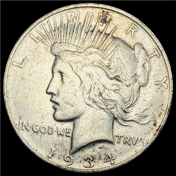 1934-D Silver Peace Dollar LIGHTLY CIRCULATED