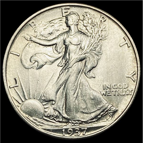 1937-S Walking Liberty Half Dollar CHOICE BU