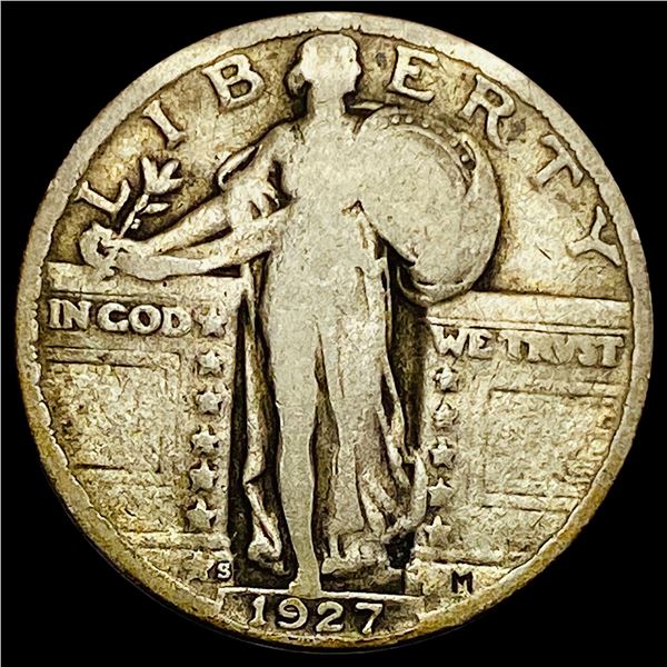 1927-S Standing Liberty Quarter LIGHTLY CIRCULATED