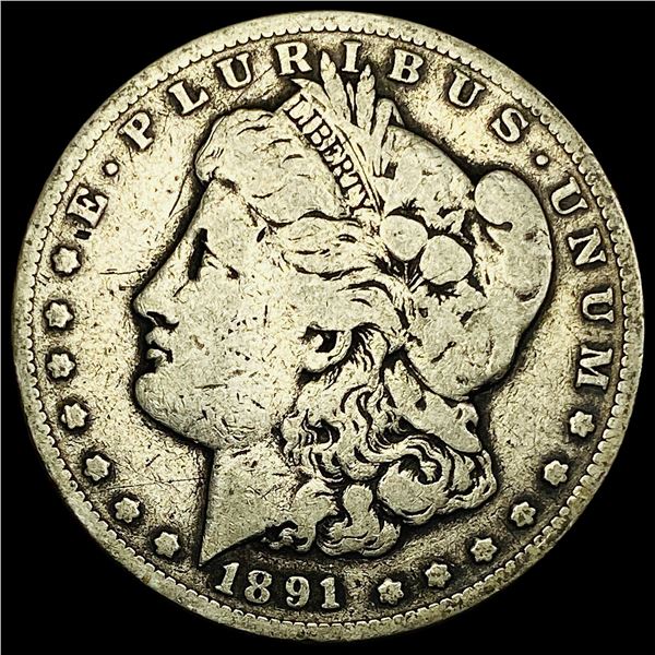 1891-CC Silver Morgan Dollar NICELY CIRCULATED