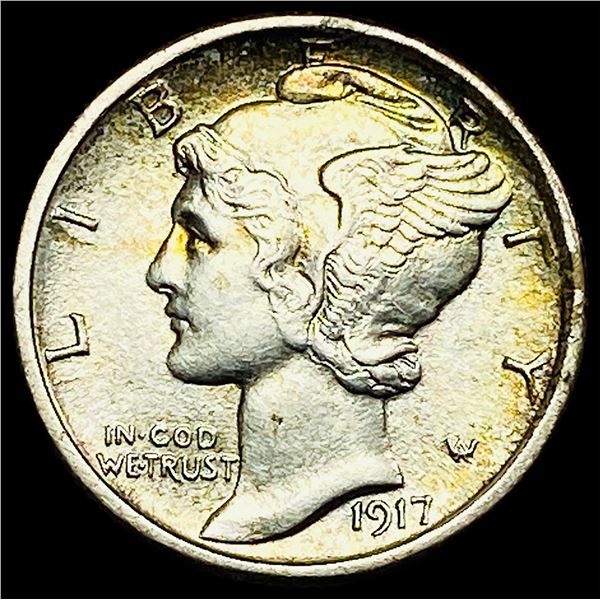 1917-S Silver Mercury Dime UNCIRCULATED