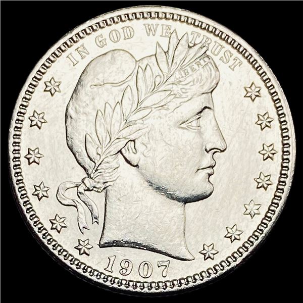 1907-S Silver Barber Quarter UNCIRCULATED