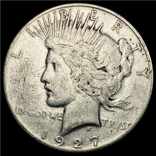 1927-S Silver Peace Dollar LIGHTLY CIRCULATED