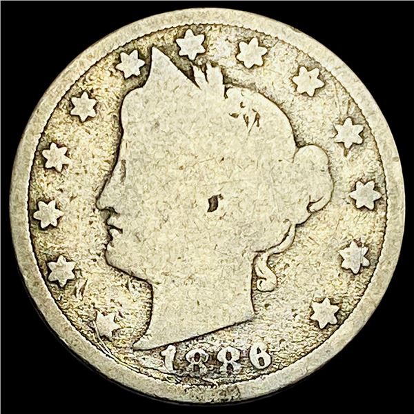 1886 Liberty Head Nickel NICELY CIRCULATED