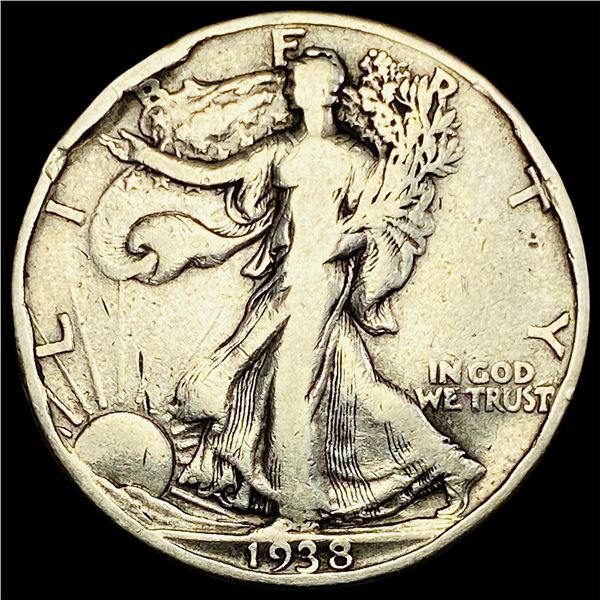 1938-D Walking Liberty Half Dollar NICELY CIRCULATED