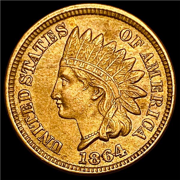 1864 Indian Head Cent CHOICE AU