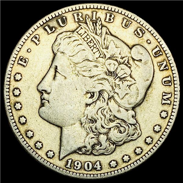 1904-S Silver Morgan Dollar LIGHTLY CIRCULATED