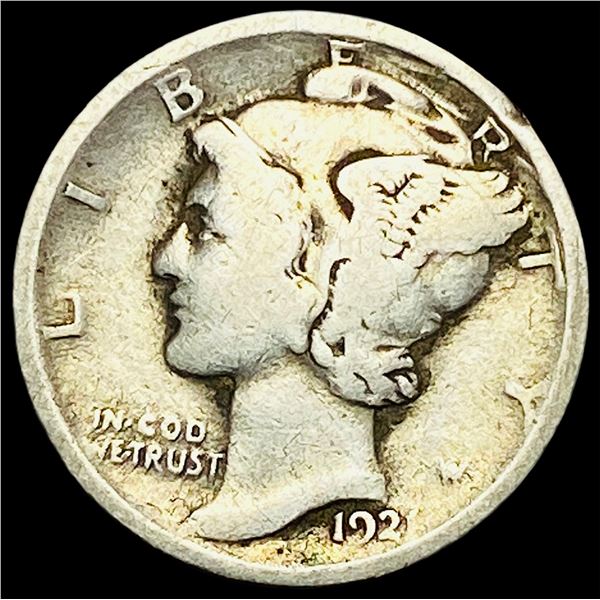 1921 Silver Mercury Dime NICELY CIRCULATED