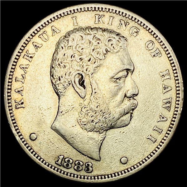 1883 Hawaii Silver 1 Dollar CLOSELY UNCIRCULATED