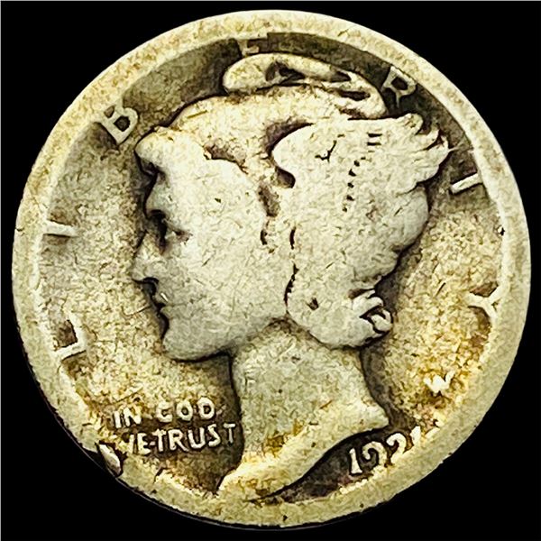 1921-D Silver Mercury Dime NICELY CIRCULATED