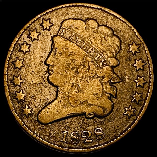 1828 Classic Head Half Cent LIGHTLY CIRCULATED