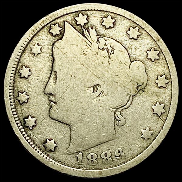 1886 Liberty Head Nickel NICELY CIRCULATED