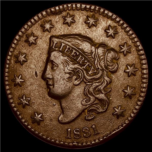 1831 Coronet Head Large Cent NEARLY UNCIRCULATED