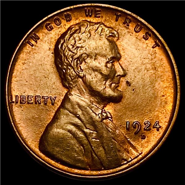 1924-D RB Lincoln Wheat Cent UNCIRCULATED