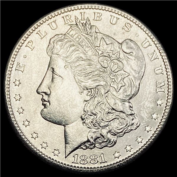 1881-S Silver Morgan Dollar CHOICE BU