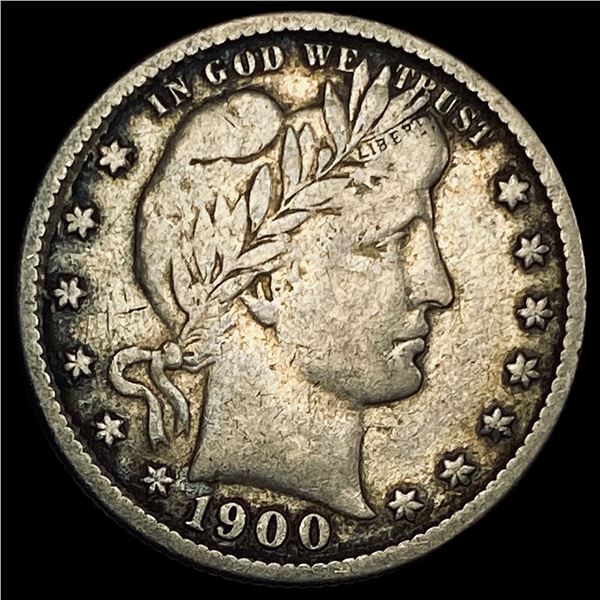 1900 Barber Silver Quarter LIGHTLY CIRCULATED