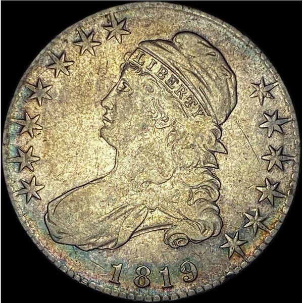1819 Capped Bust Half Dollar ABOUT UNCIRCULATED