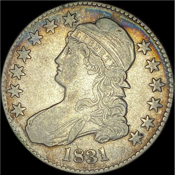1831 Capped Bust Silver Half Dollar ABOUT UNCIRCULATED