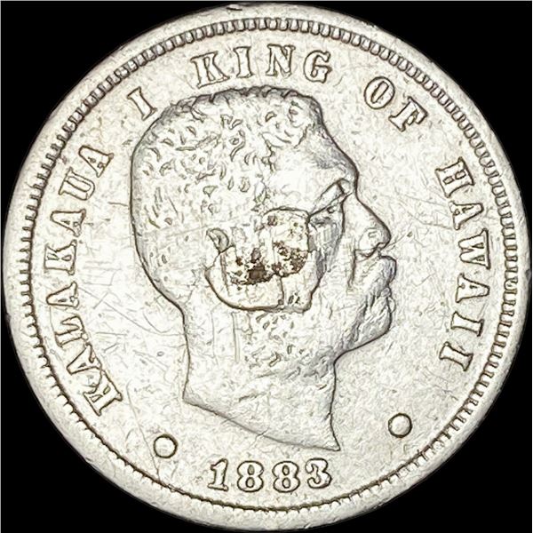 1883 Hawaii Silver Dime HIGH GRADE