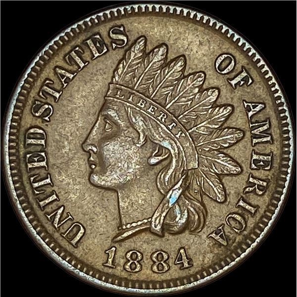1884 Indian Head Cent CLOSELY UNCIRCULATED