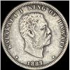 Image 1 : 1883 Hawaii Silver 1/4 Dollar ABOUT UNCIRCULATED