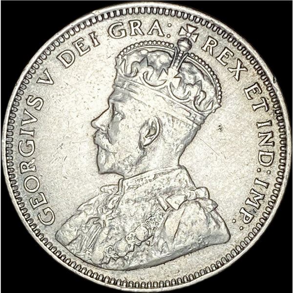 1912 Newfoundland Silver 20 Cents CHOICE AU