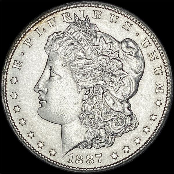 1887-S Silver Morgan Dollar CHOICE BU