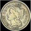 Image 1 : 1876 Nickel Three-Cent Piece NEARLY UNCIRCULATED