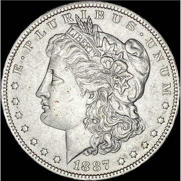 1887-O Silver Morgan Dollar CHOICE AU