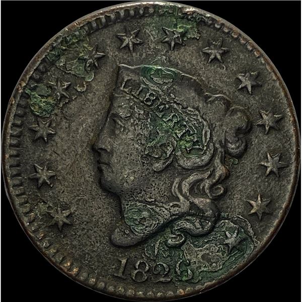 1826 Coronet Head Large Cent LIGHTLY CIRCULATED