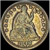 Image 1 : 1848 Seated Liberty Half Dime CLOSELY UNCIRCULATED
