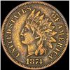 Image 1 : 1874 Indian Head Cent NEARLY UNCIRCULATED