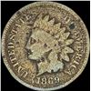 Image 1 : 1869 Indian Head Cent NICELY CIRCULATED