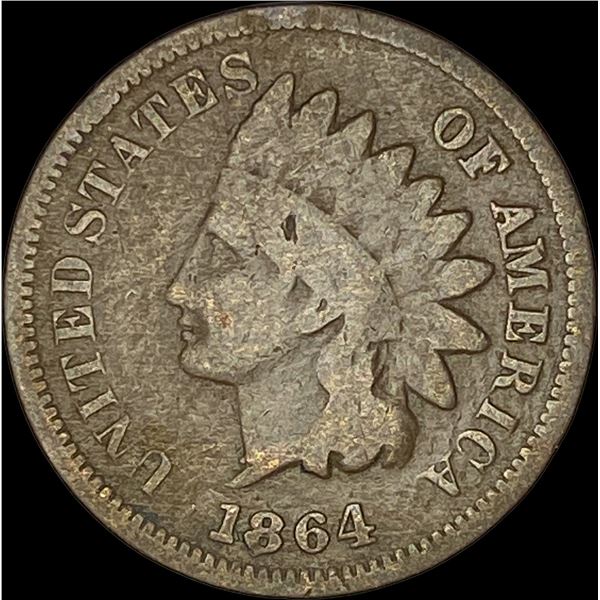 1864 Indian Head Cent ABOUT UNCIRCULATED