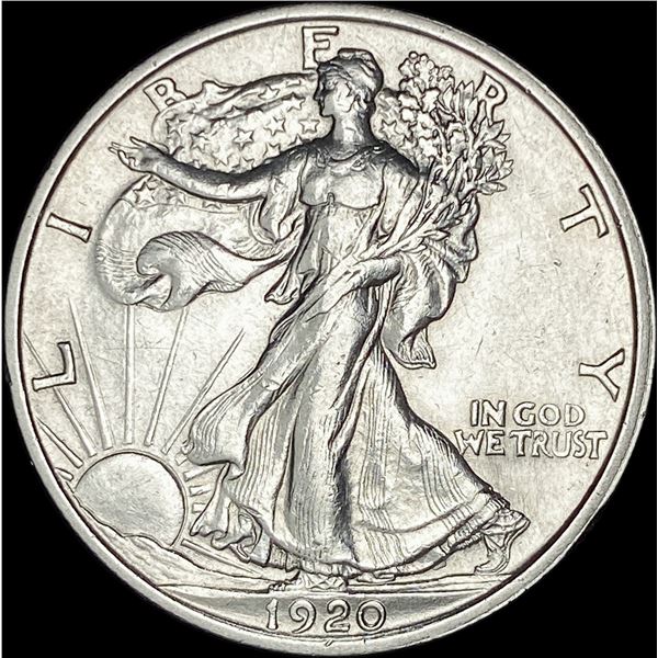 1920-S Walking Liberty Half Dollar CLOSELY UNCIRCULATED